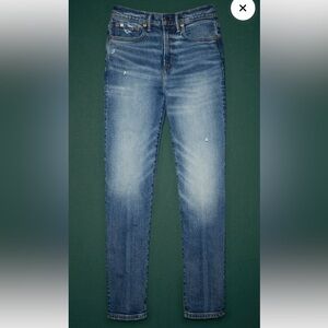 AE77 Mom Jeans Blue Jeans